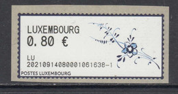 2021 Luxembourg Post N Go Complete Set Of 1  MNH @  BELOW FACE VALUE - Nuevos