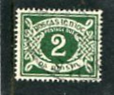 IRELAND/EIRE - 1940  POSTAGE DUE  2d  E WATERMARK  FINE USED - Postage Due