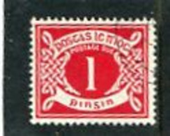 IRELAND/EIRE - 1941  POSTAGE DUE  1d  E WATERMARK  FINE USED - Strafport