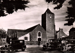 Saint Brévin Les Pins - La Place De L'église - Automobile CITROËN PEUGEOT - Auto Ancienne - Saint-Brevin-les-Pins