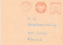 DDR Brief AFS Dresden Milchwerke 1969 - Maschinenstempel (EMA)