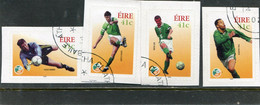 IRELAND/EIRE - 2002  FOOTBALL  WORLD CUP  SELF ADHESIVE  FINE USED - Usados