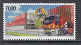 2021 Luxembourg Fire Trucks Firefighting Complete Set Of 1  MNH @  BELOW FACE VALUE - Neufs