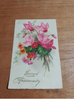 526 //  HEUREUX ANNIVERSAIRE  / CARTE ANCIENNE - Geburtstag