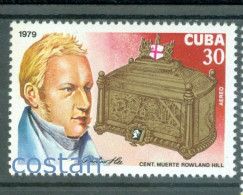 1979 Rowland Hill,Inventor Of Postage Stamps,Reform Postal System,CUBA,2429,MNH - Rowland Hill