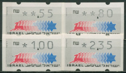 Israel ATM 1990 Hirsch Satz 4 Werte 0,55/0,80/1,00/2,35, ATM 2.5 S Postfrisch - Vignettes D'affranchissement (Frama)
