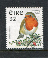 IRELAND/EIRE - 1997  32p  ERITHACUS RUBECULA  FINE USED - Usados