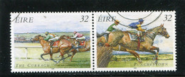 IRELAND/EIRE - 1996  32p  HORSE RACING  PAIR  FINE USED - Used Stamps