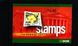 IRELAND/EIRE - 2004  € 4.80 BOOKLET  FLOWERS  GUMMED  FINE  USED  FDI CANCEL - Postzegelboekjes