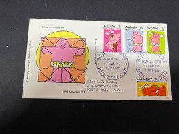 24-1-2024 (2 X 12 A) Australia FDC - 1973 - Metric Conversion 1973 - FDC