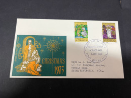 24-1-2024 (2 X 12 A) Australia FDC - 1973 (WCS) Christmas - FDC