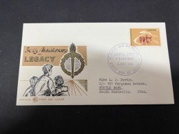 24-1-2024 (2 X 12 A) Australia FDC - 1973 (WCS) Legacy (gold Cover) - FDC