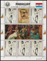 PAINTINGS-1982-PARAGUAY-STAMPS-RAPHAEL,500TH BIRTH ANNIV. S/S-MNH - Desnudos