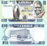 Zambia / 10 Kwacha / 1986 / P-26(e) / UNC - Zambie