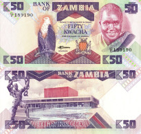 Zambia / 50 Kwacha / 1986 / P-28(a) / AUNC - Zambia