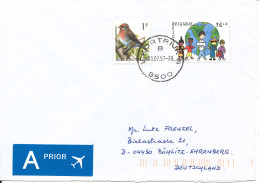 Belgium Cover Sent To Germany 3-7-1997 - Briefe U. Dokumente