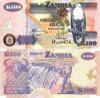 Zambia / 100 Kwacha / 2008 / P-38(g) / UNC - Zambie