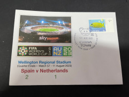 24-1-2024 (2 X 14) 2 Covers - FIFA Women's Football World Cup 2023 - Match 57 + 58 (11 August 2023) - Other & Unclassified