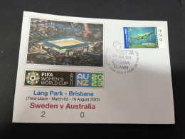 24-1-2024 (2 X 14) 2 Covers - FIFA Women's Football World Cup 2023 - Sweden V Australia - Otros & Sin Clasificación