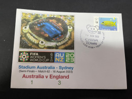 24-1-2024 (2 X 14) 2 Covers - FIFA Women's Football World Cup 2023 - Australia V England - Other & Unclassified