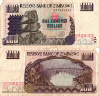 Zimbabwe / 100 Dollars / 1995 / P-9(a) / VF - Simbabwe