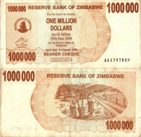 Zimbabwe / 1.000.000 Dollars / 2008 / P-53(a) / VF - Simbabwe