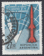 ARGENTINA 1966 - Yvert A112° - Antartico | - Airmail
