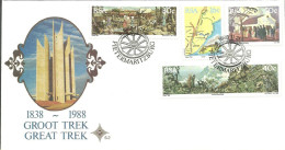 South Africa 1988 Mi 762-765 FDC  (FDC ZS6 SAF762-765) - Other