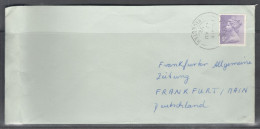 Great Britain - United Kingdom. Stamp Sc. 630 On Letter, Sent From Leicester On 23.08.1972 To Germany - Brieven En Documenten