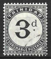 TRINIDAD ...KING EDWARD VII..(1901-10..)...POSTAGE-DUE.....3d......SGD12..........VFU...... - Trinidad & Tobago (...-1961)