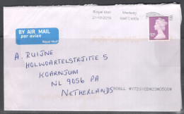 Great Britain - United Kingdom. Stamp   Mi. 4363 On Letter, Sent From Medway On 21.10.2019 To Netherland - Brieven En Documenten