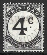 TRINIDAD...KING GEORGE VI...(1936-52.)......POSTAGE-DUE.....4c......SGD27.....ORDENERY PAPER.......USED....... - Trinidad & Tobago (...-1961)