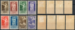 REGNO AFRICA ORIENTALE ITALIANA 1938 A.O.I. SERIE BIMILLENARIO AUGUSTEO NUOVI MLH SASSONE 21/26-PA14/15 - Italienisch Ost-Afrika