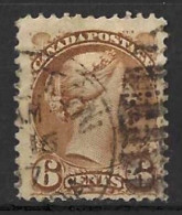 CANADA....QUEEN VICTORIA...(1837-01.)....6c......SG98.....(CAT.VAL.£55..)......USED... - Nuovi