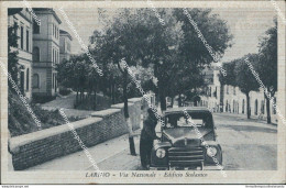 Bu233 Cartolina Larino Via Nazionale Edificio Scolastico Campobasso Molise - Campobasso