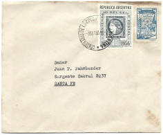 Correspondence - Argentina To Santa Fe Province, 1956, N°212 - Used Stamps