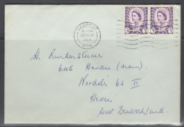 Great Britain - United Kingdom - Wales. Stamp Sc. W1 On Letter, Sent From Newport On 25.03.1964 To Germany - Gales