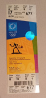 Athens 2004 Olympic Games -  Table Tennis Unused Ticket, Code: 677 - Habillement, Souvenirs & Autres