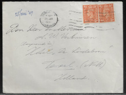 Great Britain - United Kingdom. Stamp Sc. 261 On Letter, Sent From Doncaster, Yorkshire On 29.01.1948 To Netherland - Escocia