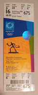 Athens 2004 Olympic Games -  Table Tennis Unused Ticket, Code: 675 - Habillement, Souvenirs & Autres