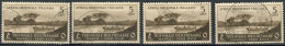 REGNO AFRICA ORIENTALE ITALIANA 1940 A.O.I. 1ª MOSTRA TRIENNALE D'OLTREMARE 4 ESEMPLARI DA C. 5 USATI - SASSONE 27 - Italiaans Oost-Afrika