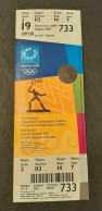 Athens 2004 Olympic Games -  Badminton Unused Ticket, Code: 733 - Uniformes Recordatorios & Misc