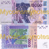 WEST AFRICAN STATES, BENIN, 10000, 2023, Code B, (Not Yet In Catalog), New Signature, UNC - West African States