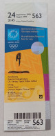 Athens 2004 Olympic Games -  Diving Unused Ticket, Code: 563 - Uniformes Recordatorios & Misc