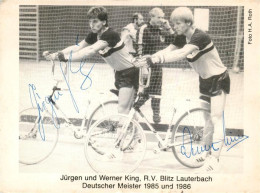 73872610 Lauterbach Hessen Juergen Und Werner King Kunstradfahren DM 1985 Und 19 - Lauterbach