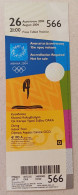 Athens 2004 Olympic Games -  Diving Unused Ticket, Code: 566 - Uniformes Recordatorios & Misc