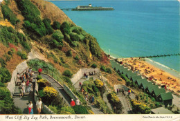 ANGLETERRE - Dorset - West Cliff Zig Zag Path Bournemouth - Carte Postale Ancienne - Other & Unclassified
