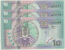 Suriname - 3 X 10 Gulden - 1 Januari 2000 - Pick 147 - Unc. - Serie AN - Suriname