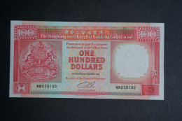 (Tv) 1991 HONG KONG OLD ISSUE - HSBC 100 DOLLARS ($100) Serial No. NN039100 (UNC) - Hongkong