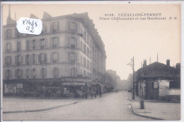 LEVALLOIS-PERRET- PLACE CHATEAUDUN ET RUE MARTINVAL- - Levallois Perret